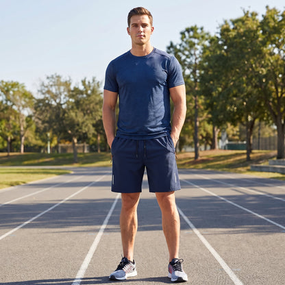 Men's  5-Pack Quick-Dry Shorts – Lightweight Breathable Athletic & Casual Shorts