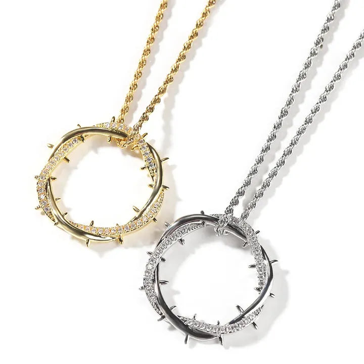 Crown of Thorns Necklace and Pendant