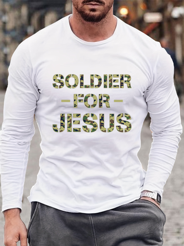 Soldier For Jesus  Long Sleeve T-Shirt