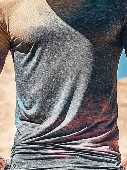 Men's Outdoor Sun Protection Breathable Cool Hooded Sun Protection Long Sleeve Top