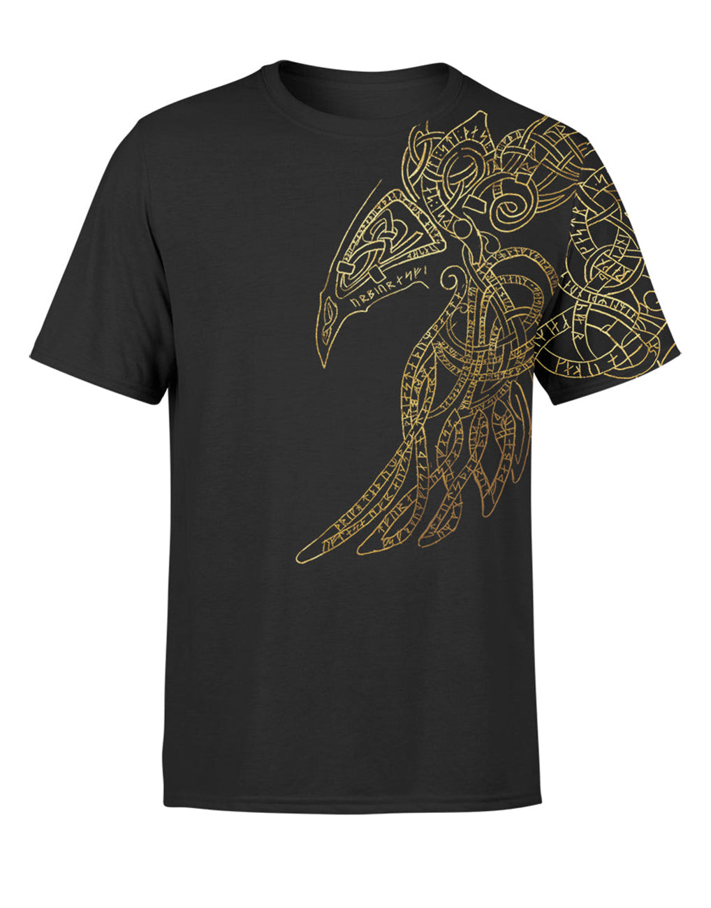 Raven God Print T-shirt
