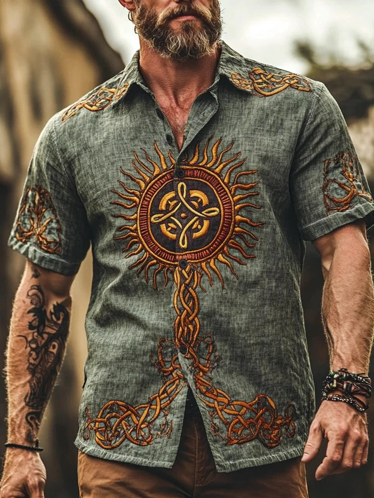 Viking Spirit Power Heritage Linen Shirt