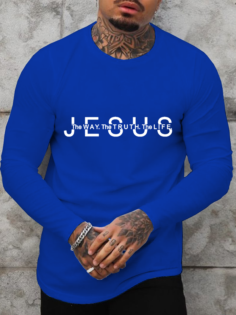 Jesus The Way The Truth The Life Long Sleeve T-Shirt