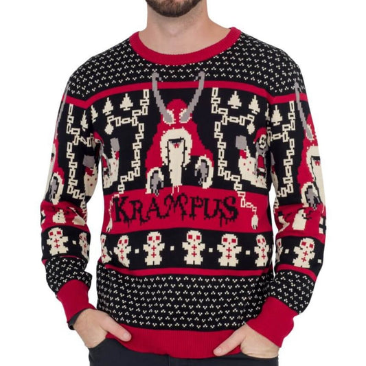 Unisex Print Crew Neck Ugly Christmas Sweatshirt