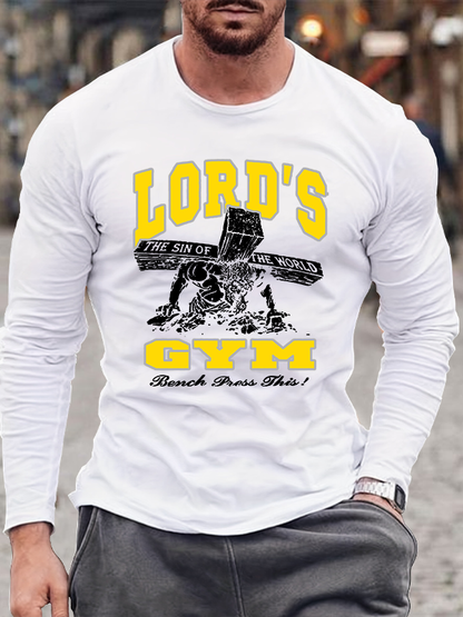 Lord's Gym Christian Cotton Long Sleeve T-Shirt