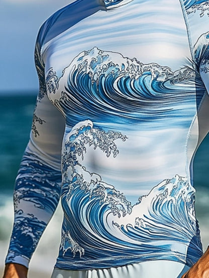 Men's Outdoor Sun Protection Breathable Cool Hooded Sun Protection Long Sleeve Top