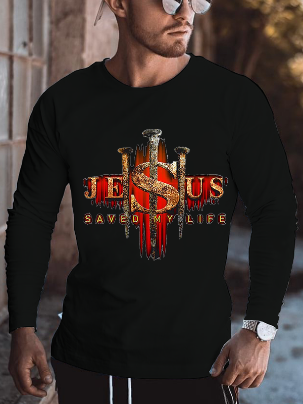 Jesus Saved My Life Long Sleeve T-Shirt