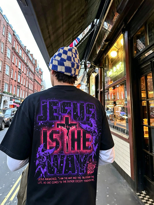Jesus is the way John 14:6 Printed Men's T-shirt