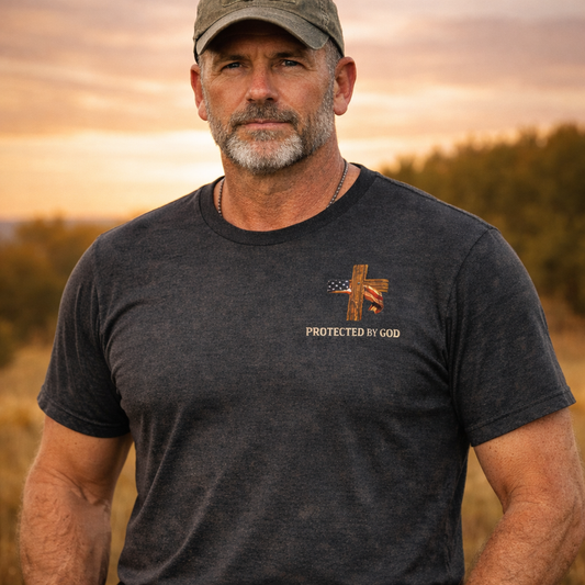 250 Years Protected By God And The Brave 1776 - 2026 T-Shirt