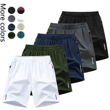 Men's  5-Pack Quick-Dry Shorts – Lightweight Breathable Athletic & Casual Shorts