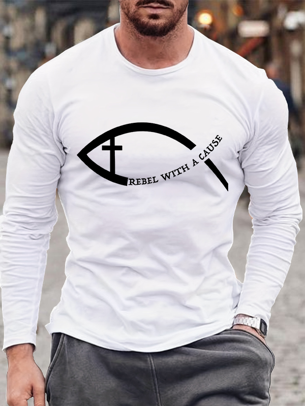 Cross Fish Long Sleeve T-shirt