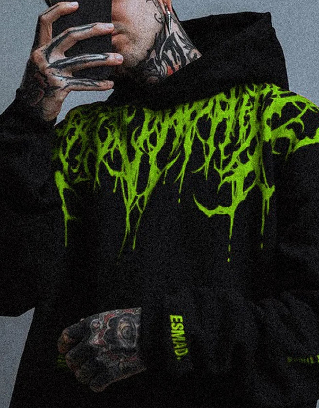 Demon's Blood Oversized Thick Warm Hoodie