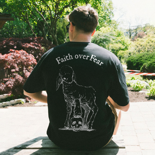 Faith Over Fear Printed Men's T-shirt