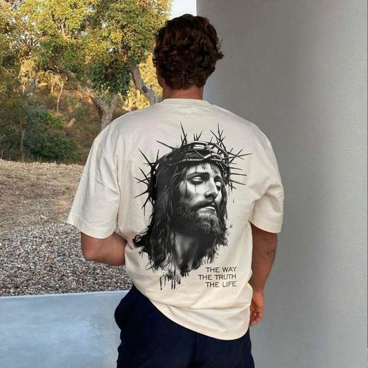 The Way The Truth The Life Printed Men's T-shirt
