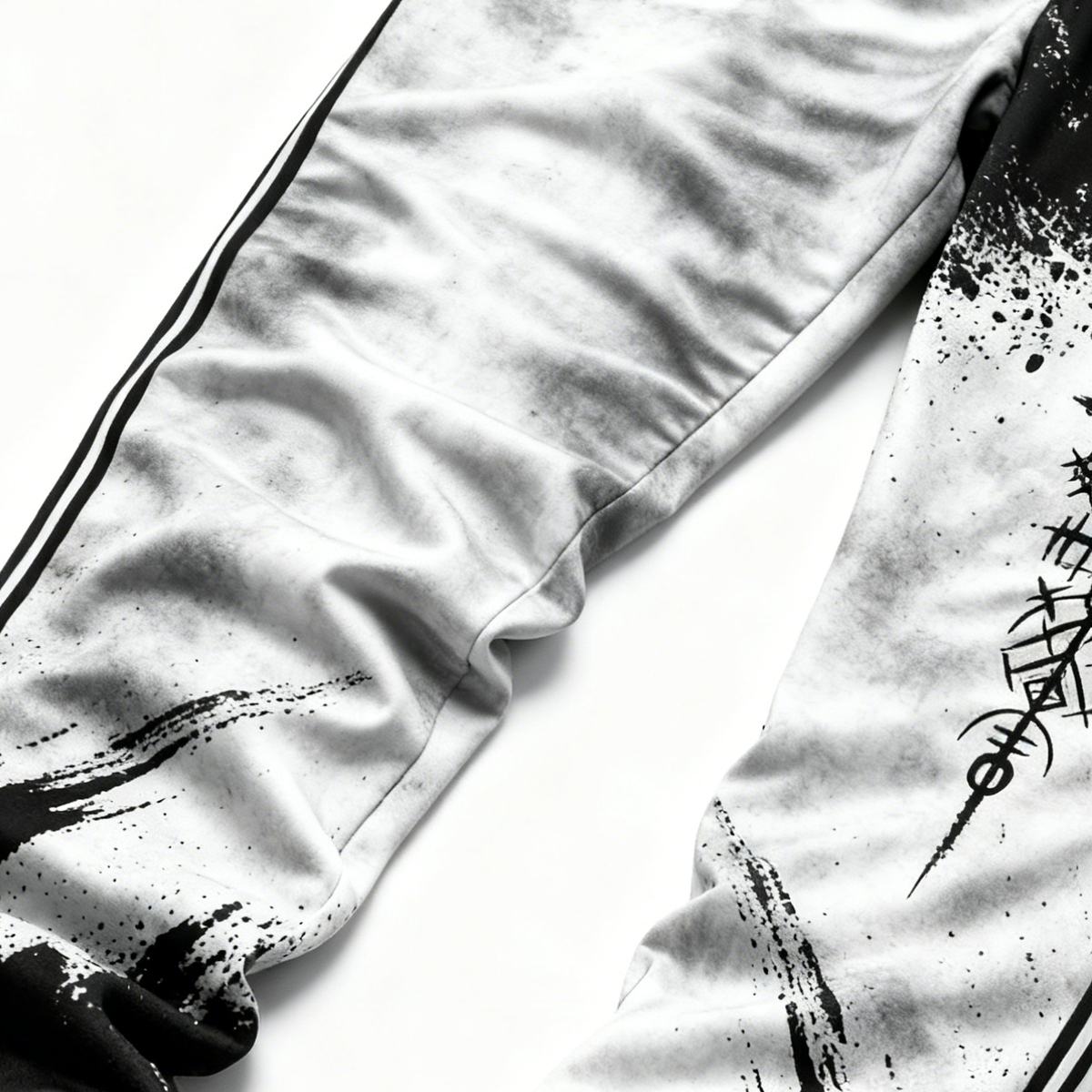Vintage Nordic Viking Totem Rune Street Trousers