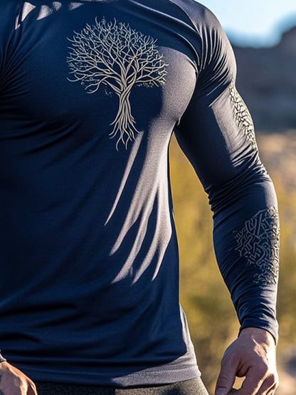Men's Outdoor Sun Protection Breathable Cool Hooded Sun Protection Long Sleeve Top