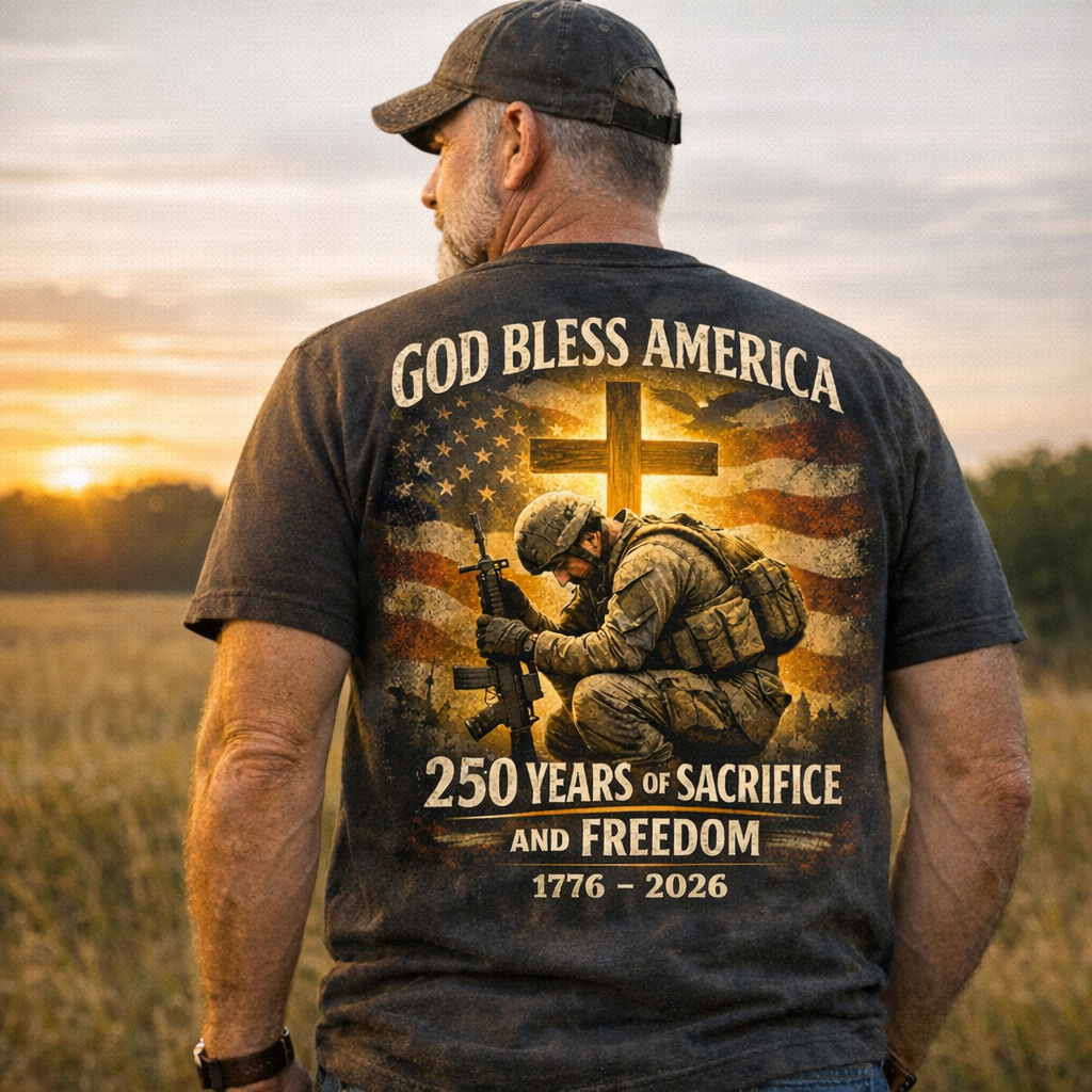God Bless America – 250 Years Of Sacrifice And Freedom T-Shirt