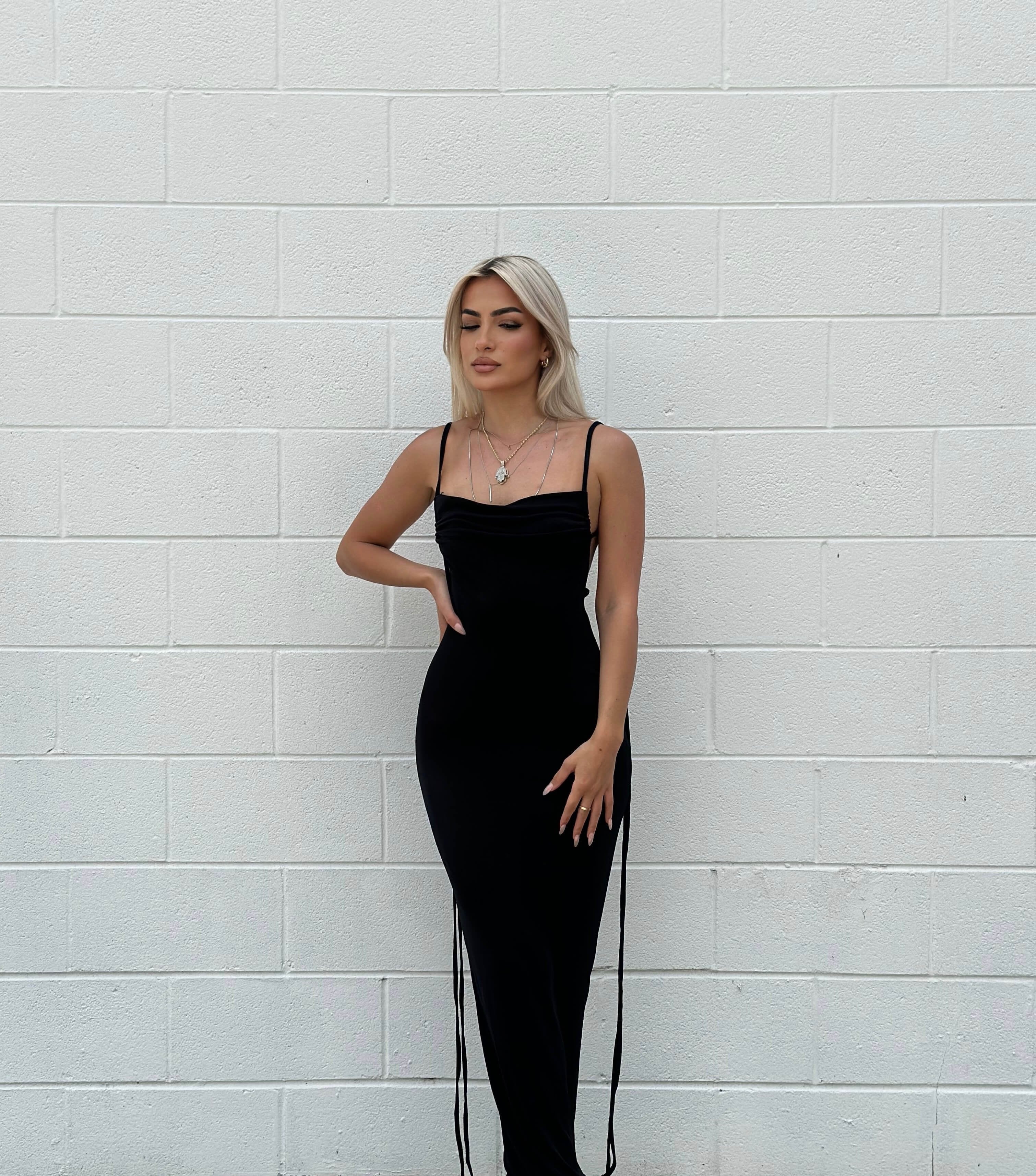 Backless Maxi Dress