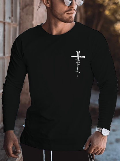 Cross Redeemed Cotton Long Sleeve T-Shirt