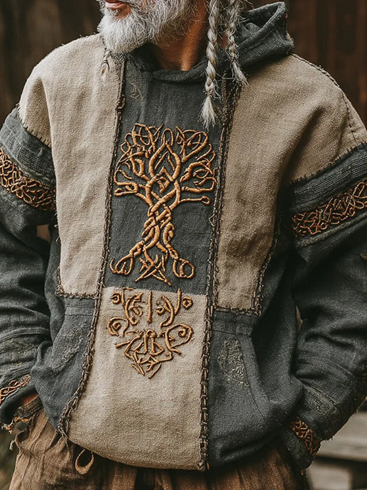 Men's Viking Celtic Knot Tree Of Life Art Hoodie
