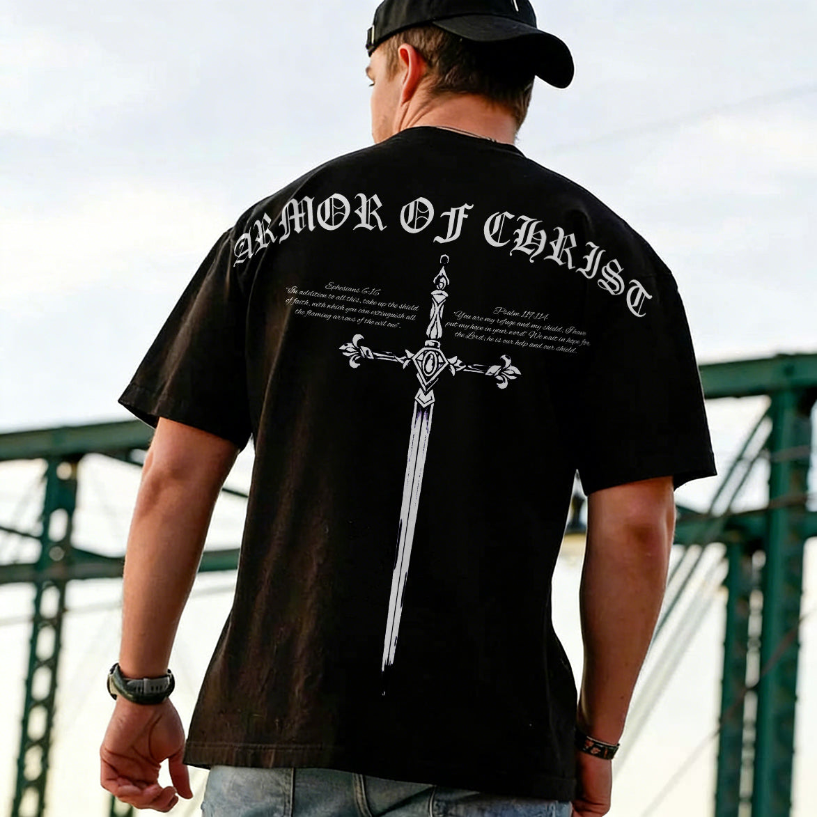 Armor Of Christ Printed Men's T-shirt