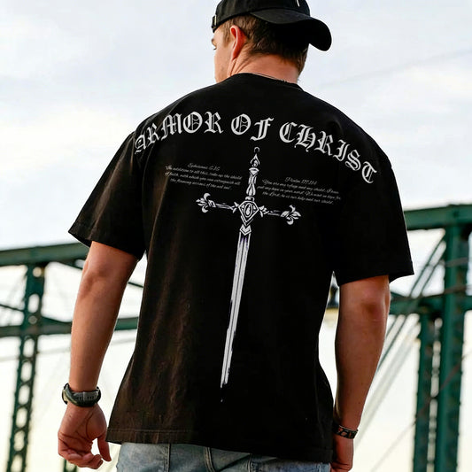 Armor Of Christ Printed Men's T-shirt
