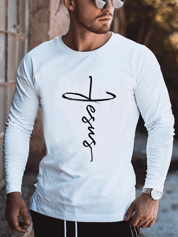 Jesus Cross  Long Sleeve T-Shirt