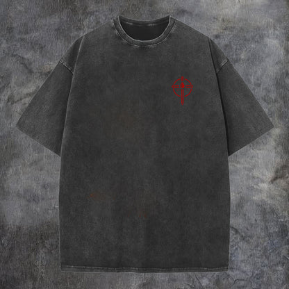 Speak With Honesty Think With Sincerity Act With Integrity Washed T-shirt