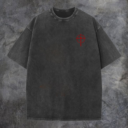 Speak With Honesty Think With Sincerity Act With Integrity Washed T-shirt