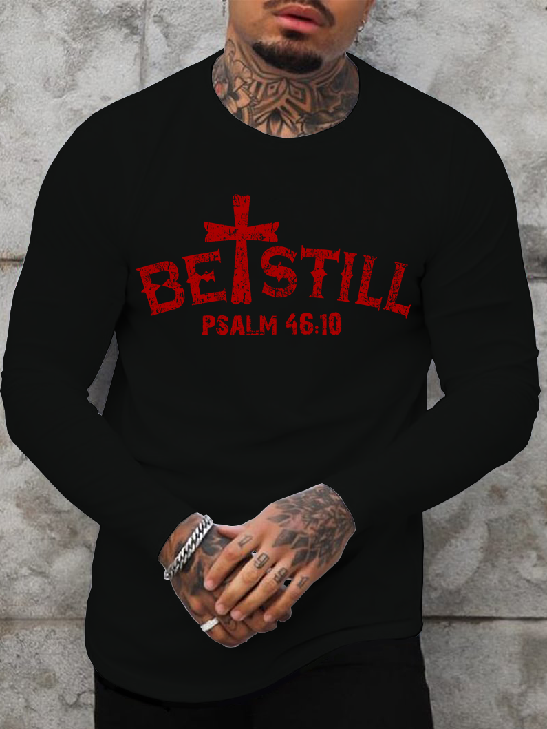 Psalm 46:10  Long Sleeve T-Shirt