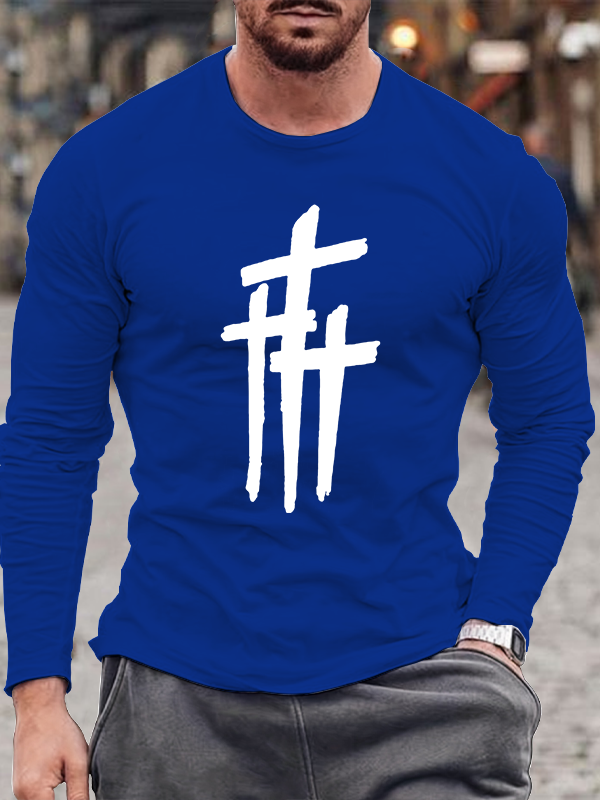Casual Faith Printed Long Sleeve T-Shirt