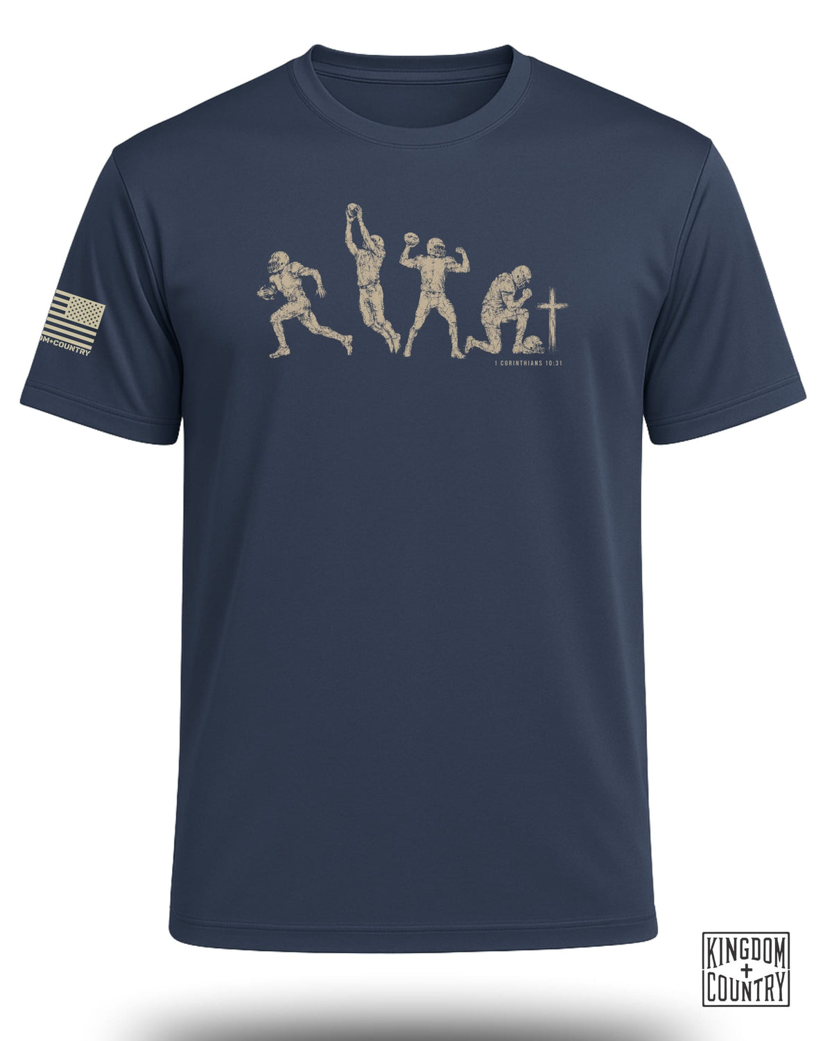 Gridiron Faith 1 Corinthians 10:31 Performance Shirt