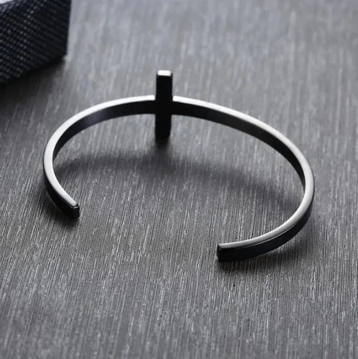 Adjustable Cross Bangle