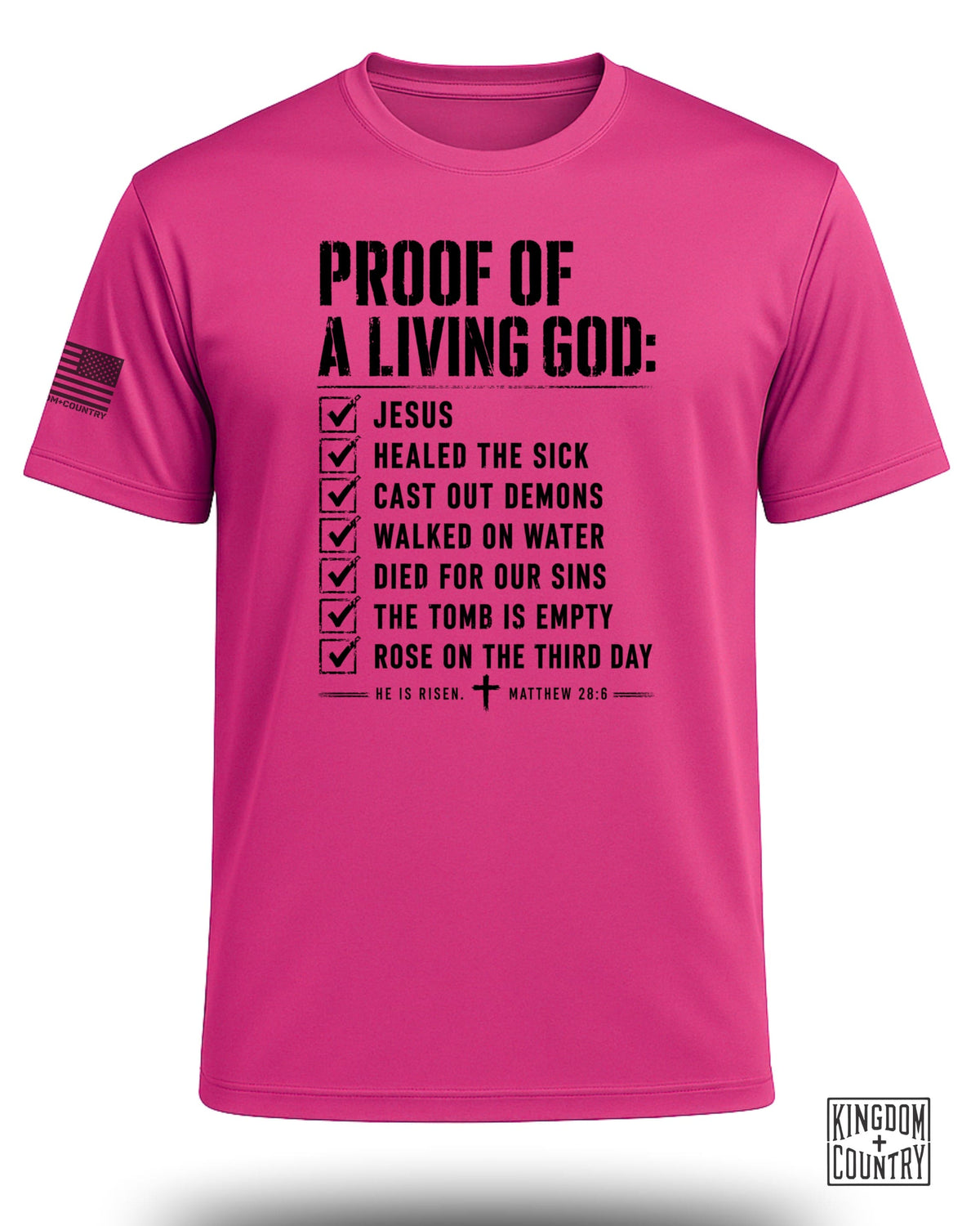 Proof of a Living God Performance Shirt