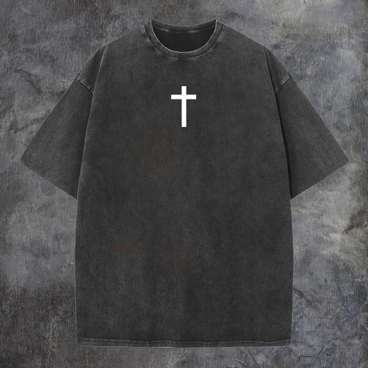 Faith, Grace, Obey, Faith Is Confidence In What We Hope For And Assurance About What We Do Not See Printed Men's Washed Tee
