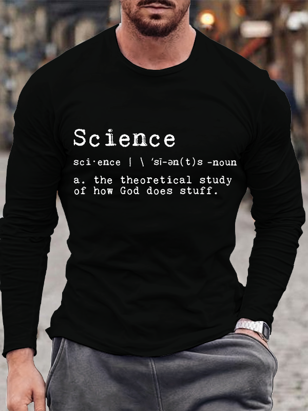 God's Definition of Science Long Sleeve T-shirt