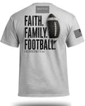 Faith Family Football T-Shirt