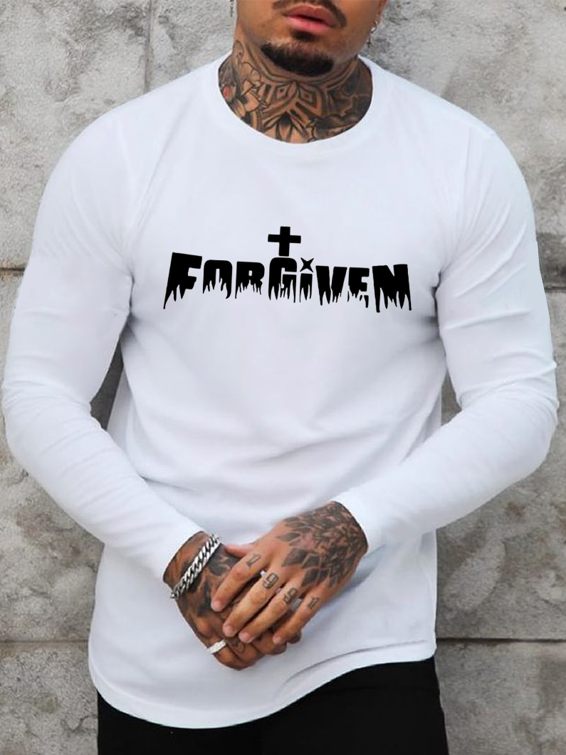 Forgiven with cross Long Sleeve T-Shirt