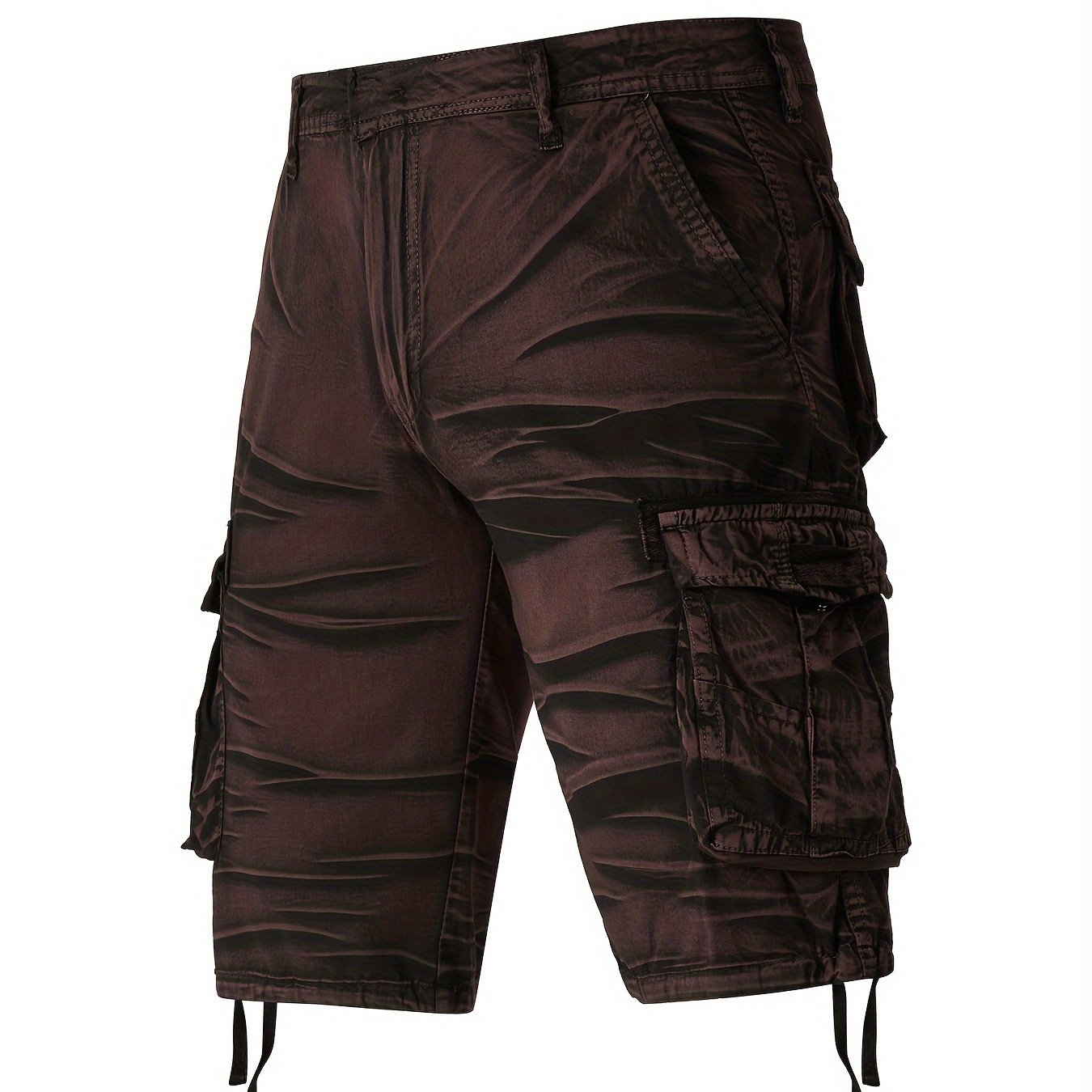 Manlyflex Camo Pattern Cotton Cargo Shorts