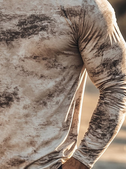 Men's Outdoor Sun Protection Breathable Cool Hooded Sun Protection Long Sleeve Top