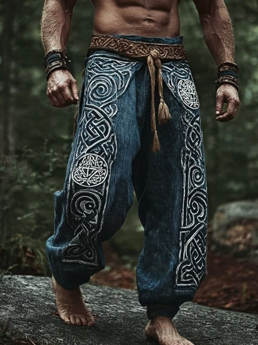 Men's Viking Style Celtic Knot Casual Sports Pants
