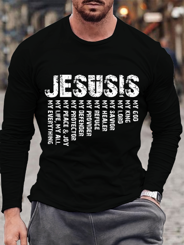 Jesus is My God - King - Lord Long Sleeve T-Shirt