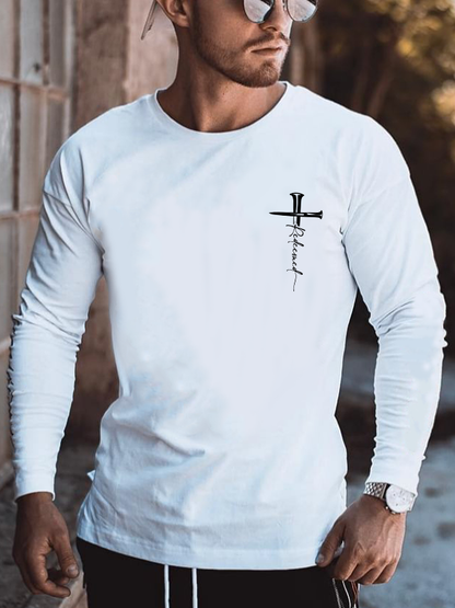 Cross Redeemed Cotton Long Sleeve T-Shirt