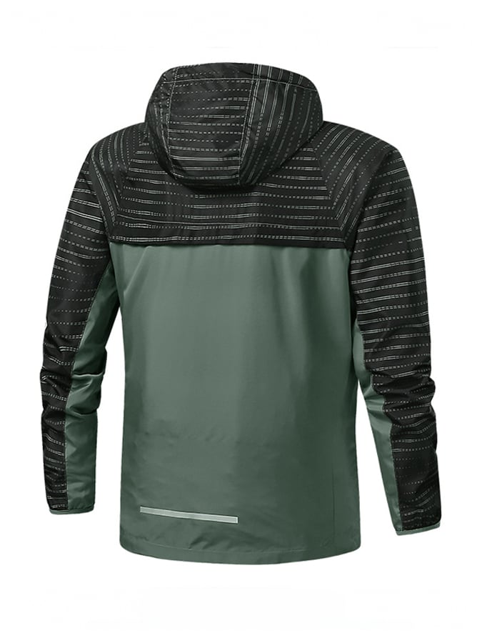 Men'S Breathable Waterproof And Windproof Outdoor Hooded Casual Jacket
