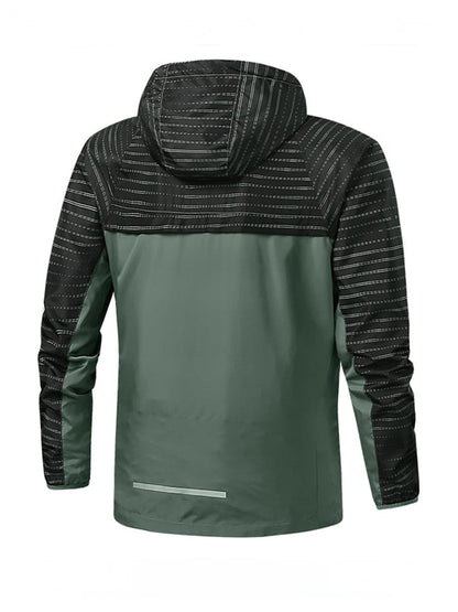 Men'S Breathable Waterproof And Windproof Outdoor Hooded Casual Jacket