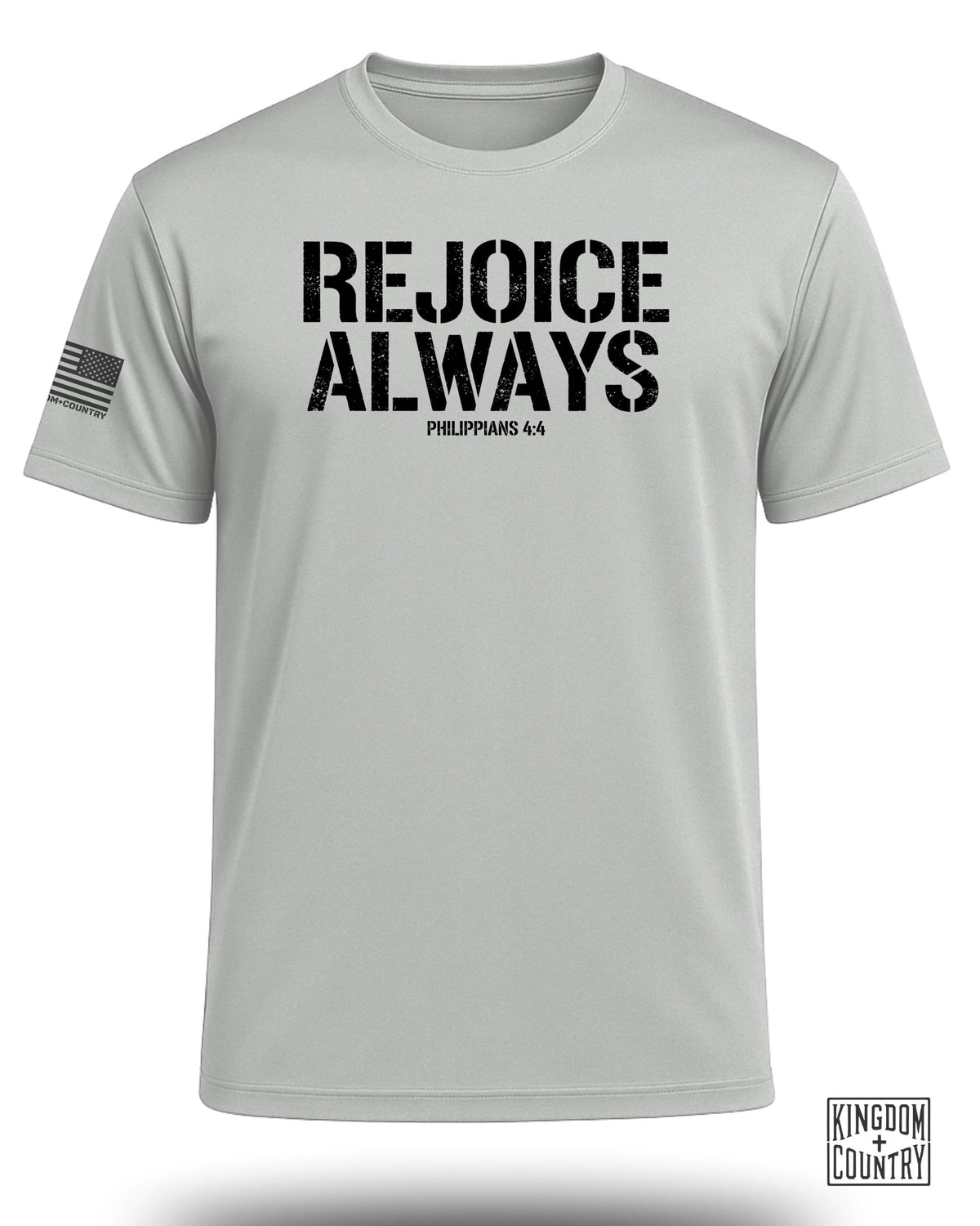Rejoice Always Faith Performance Shirt