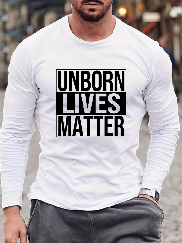 Unborn Lives Matter Long Sleeve