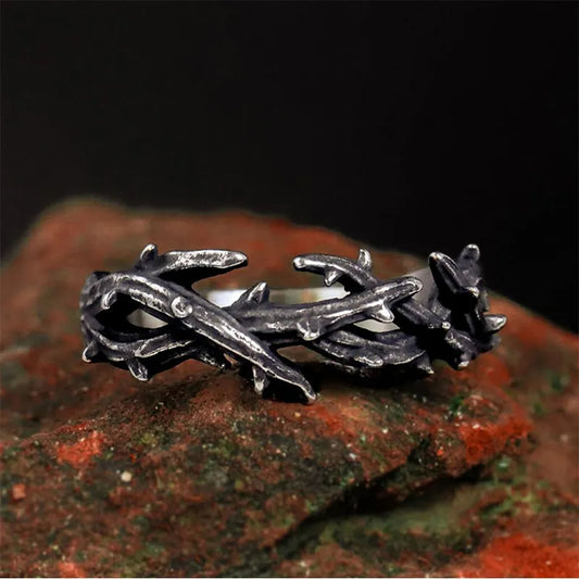 Distressed Thorn Ring