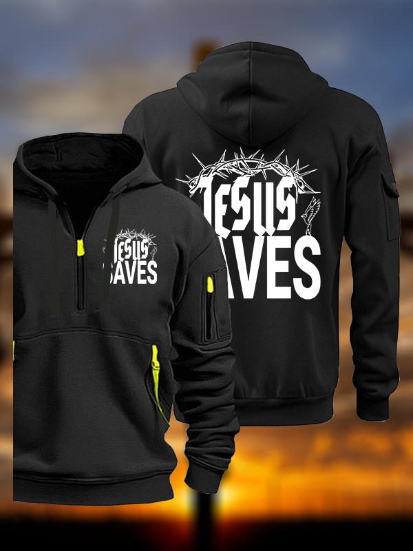 Jesus Saves Jesus God Christian Zipper Hoodies