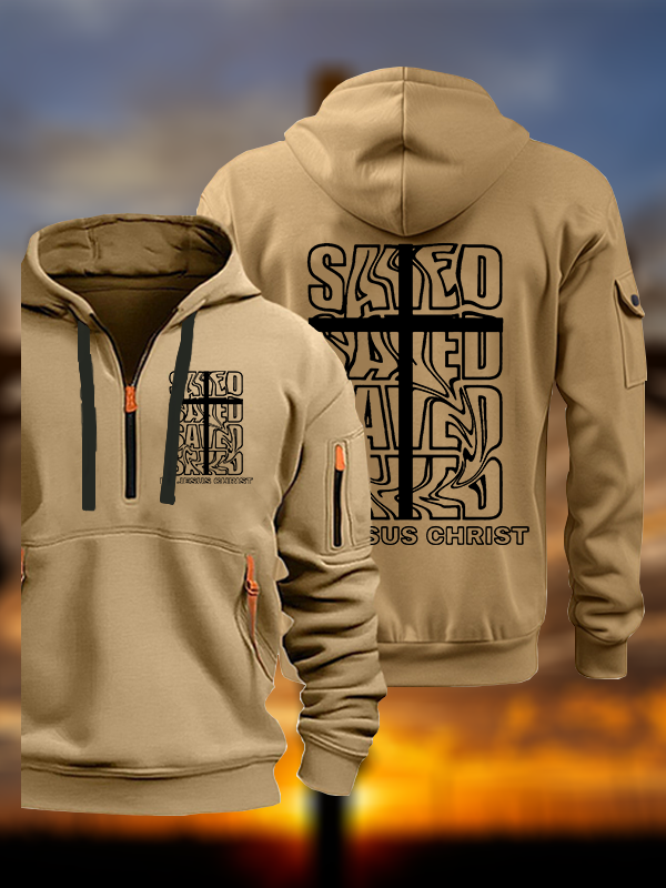 Saved By Jesus Christ Jesus God Christian Zipper Hoodies